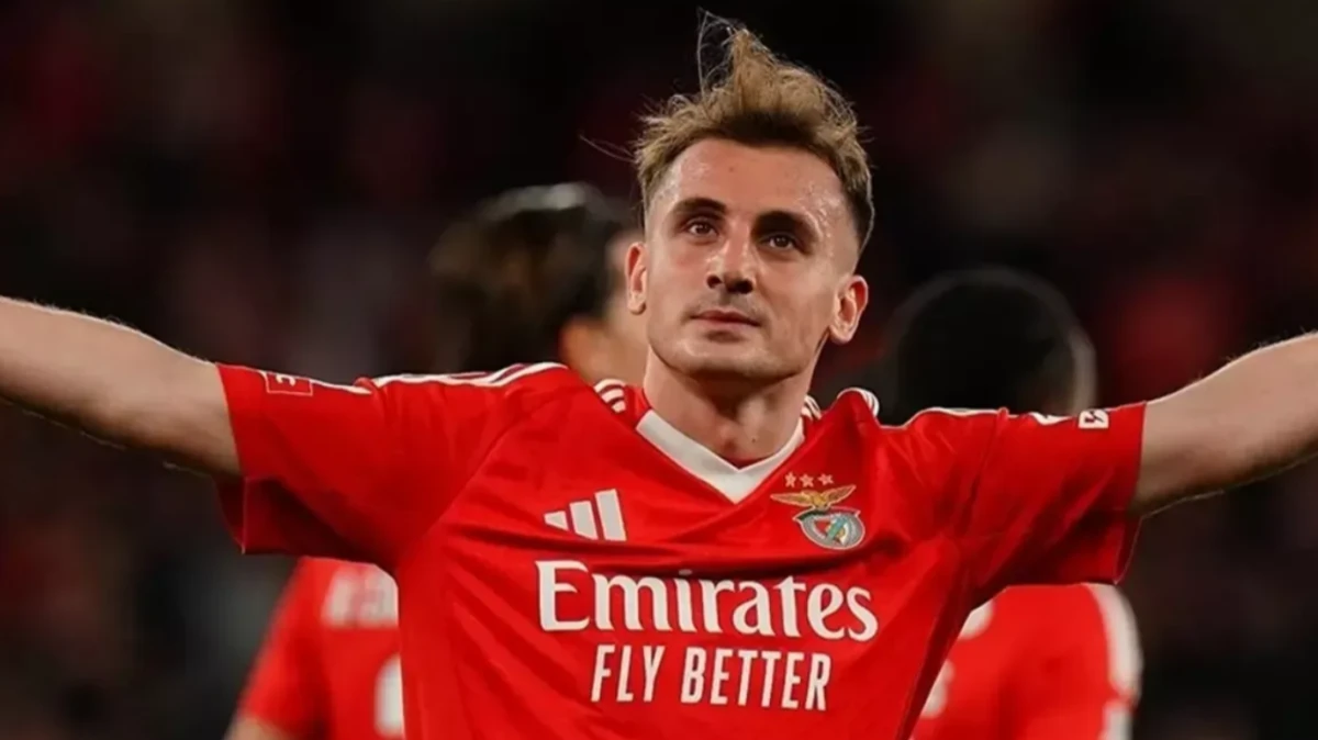 Benfica Fenerbahçe karşılaşmasında gol atan Kerem Aktürkoğlu galibiyet pozuna girmedi
