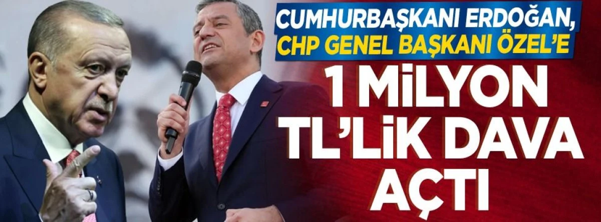 Cumhurbaşkanı Erdoğan Özgür Özel'e 1 milyon liralık tazminat davası açtı! Özgür Özel ne söylemişti?