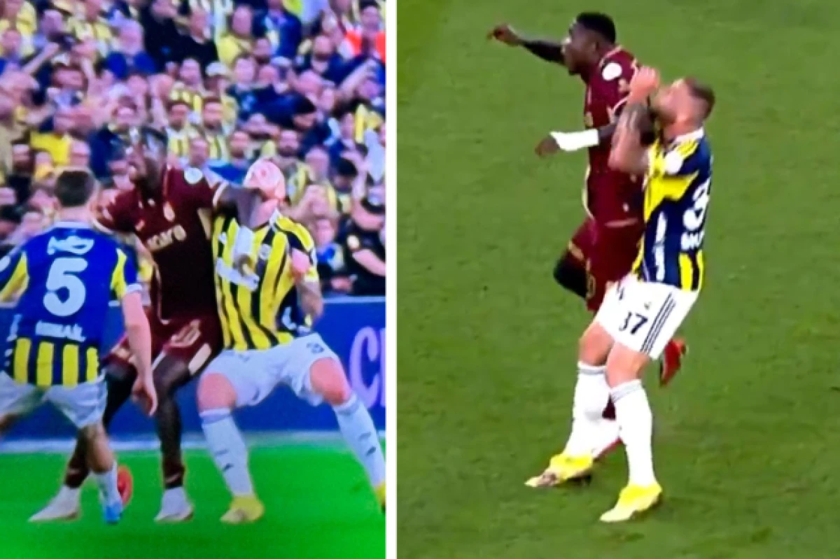Fenerbahçe - Trabzonspor maçının tartışmalı pozisyonları! Golde faul var mı?
