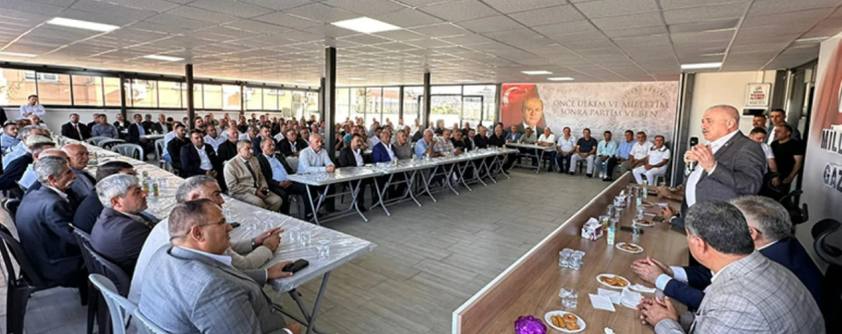 Gaziantep’te Muhtarlar Sermet Atay ile Buluştu