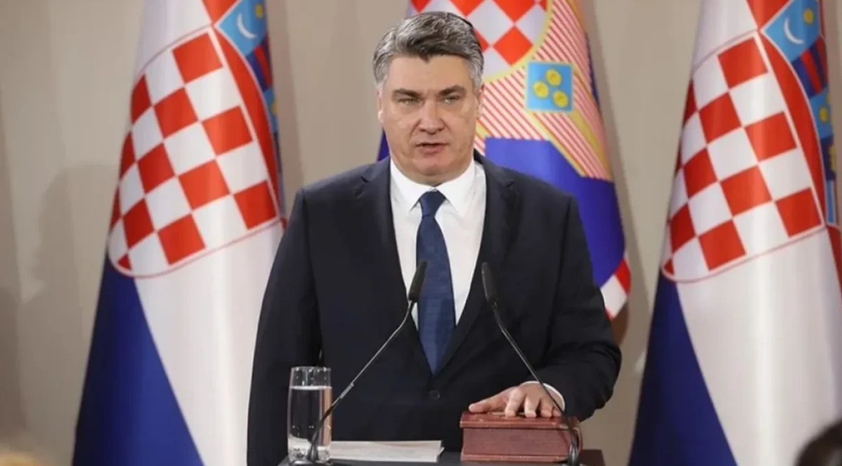 Hırvatistan Cumhurbaşkanı Milanovic: “Filistin’in tanınması bir ödül değil bir hak”