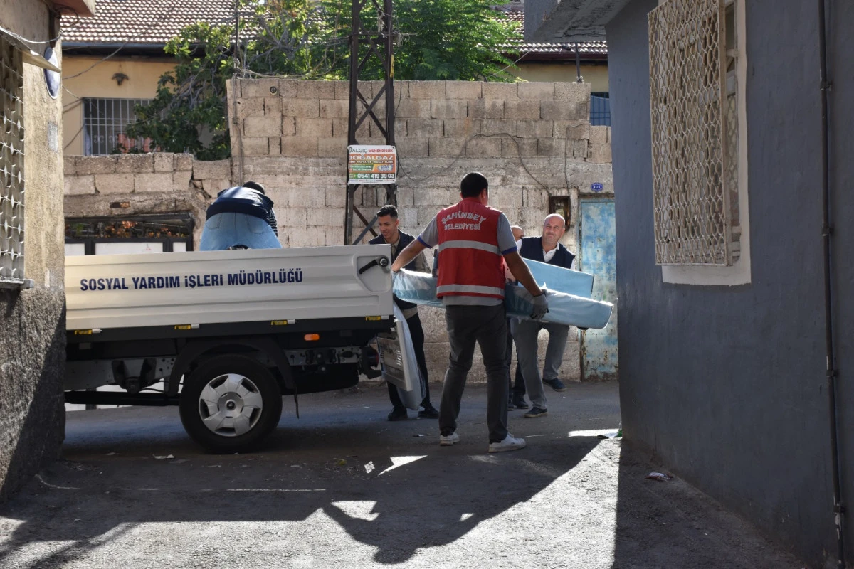 ŞAHİNBEY BELEDİYESİ’NDEN İHTİYAÇ SAHİBİ AİLEYE DESTEK