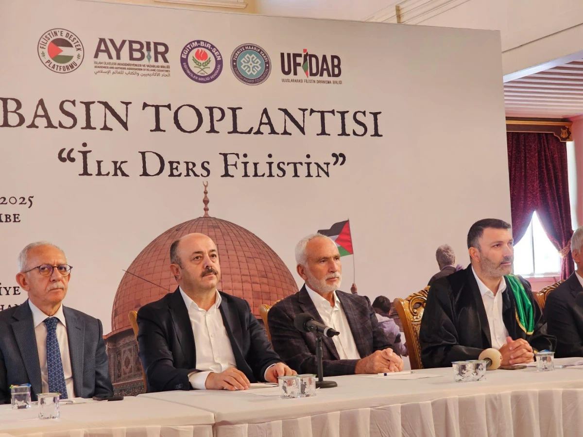 Yeni Eğitim Yılına Filistin'le Başlama Çağrısı